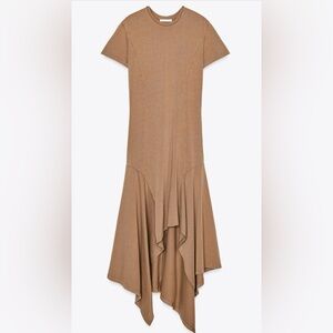 Elegant Tan Women's Dress